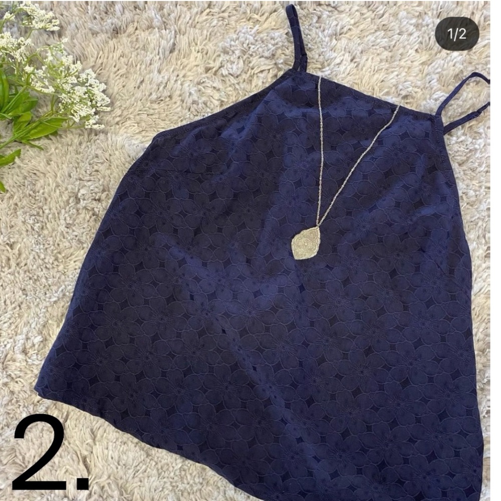Flora Halter top with ruffle detail backing